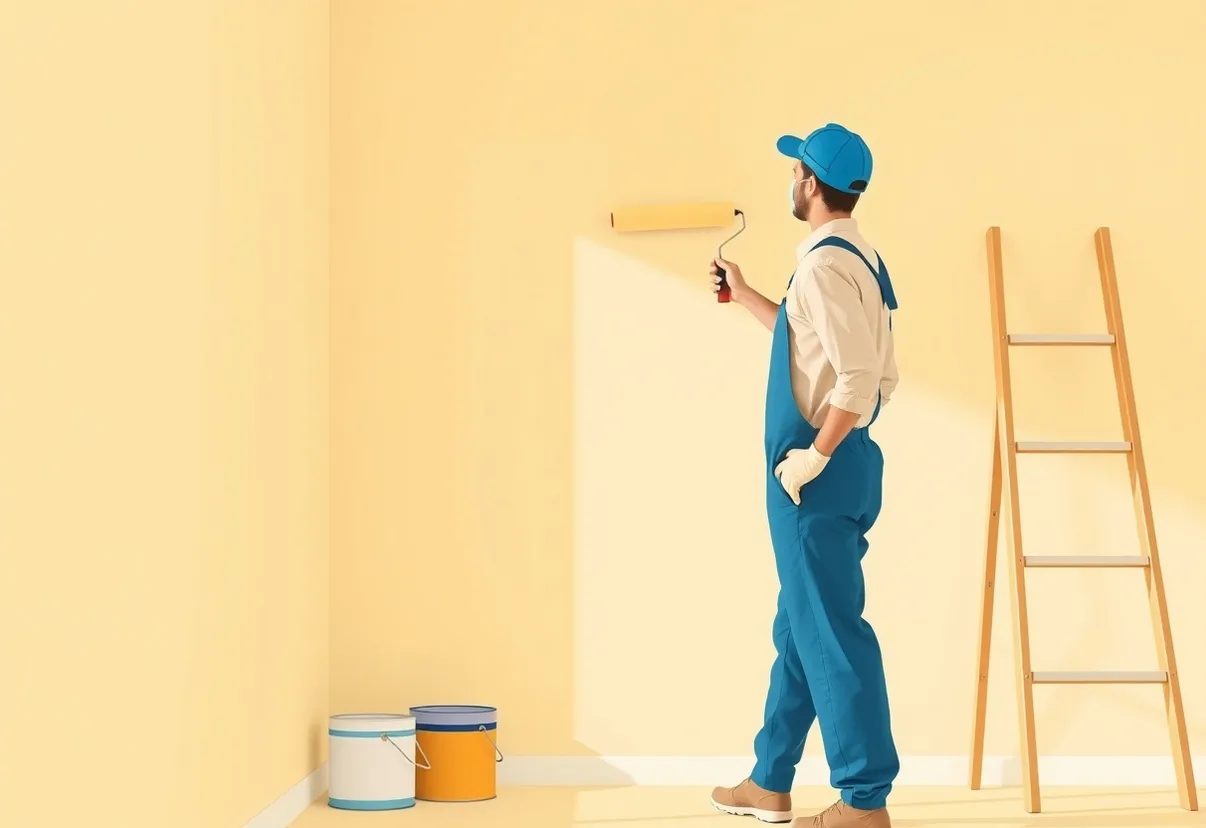 Peintre Montauban 82000 en intervention sur un chantier